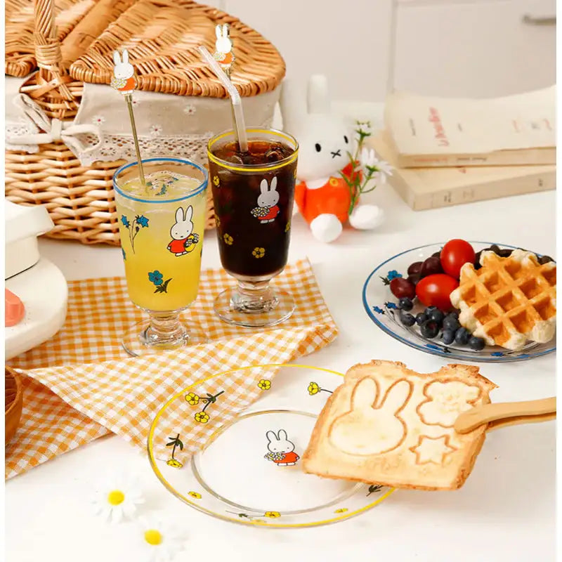 Bo Friends - Miffy's Garden Glass Dish Set - Bo Friends - Glass Dish Set - Harumio