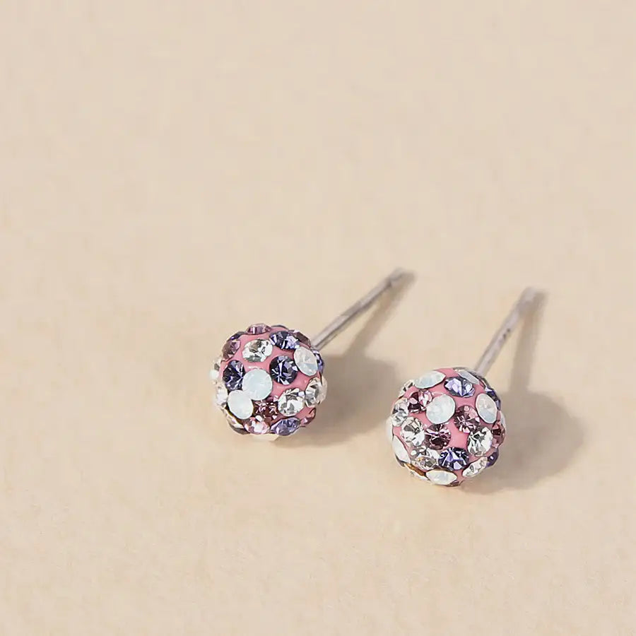 CLUE - Simple Cubic Ball Silver Earrings - CLUE - Jewelry - Harumio