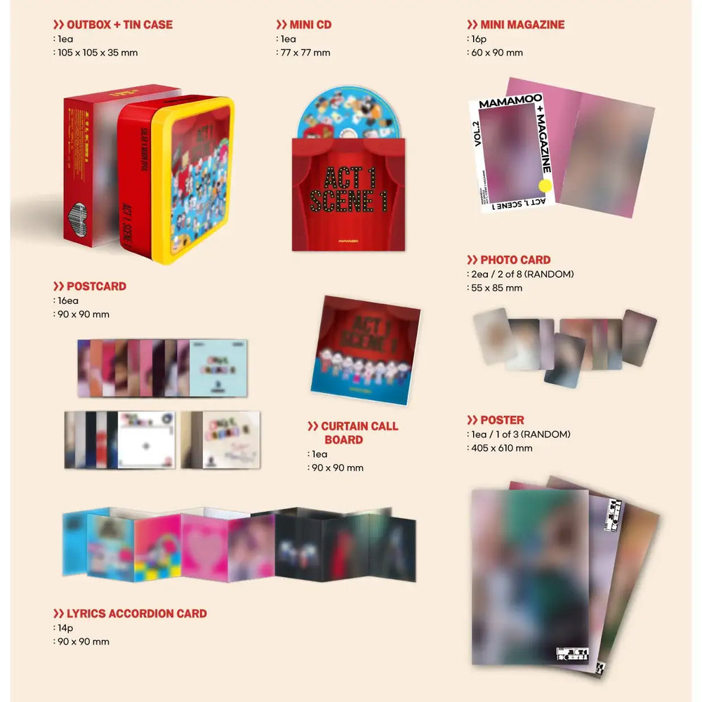 MAMAMOO+ - Act 1 Scene 1 : 1st Single Album (Limited Version) - MAMAMOO+ - Album - Harumio
