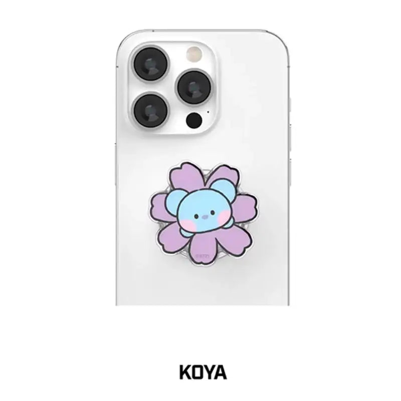 BT21 - Minini Happy Flower Epoxy Griptok - BT21 - Griptok - Harumio