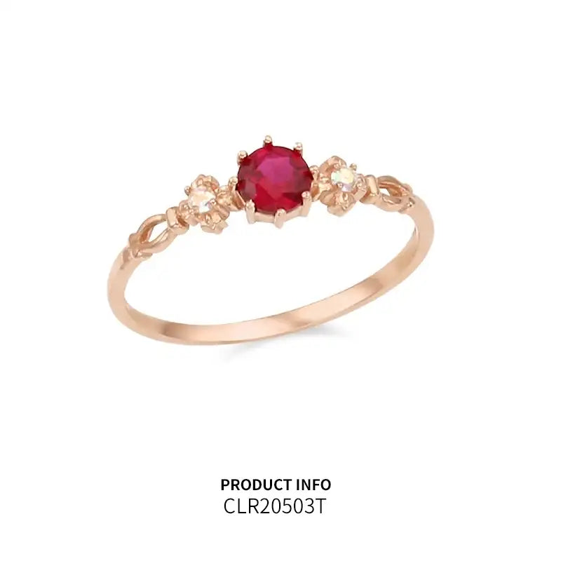 Saint Tail x Clue - Illusion Stick 10k Gold Miss Ring - CLUE - Jewelry - Harumio