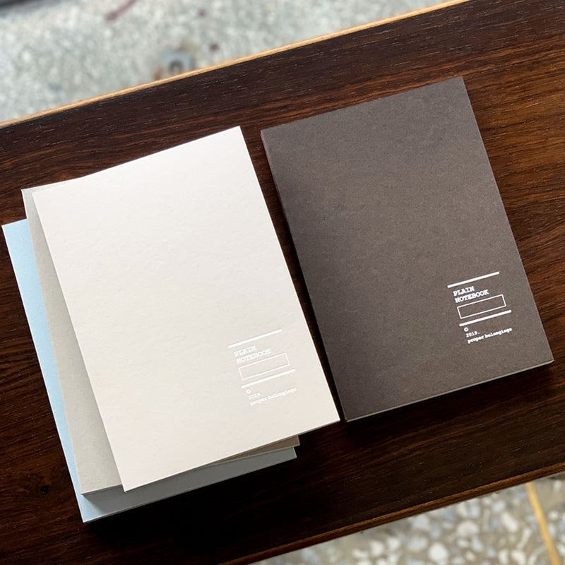 proper belongings - Plain Notebook