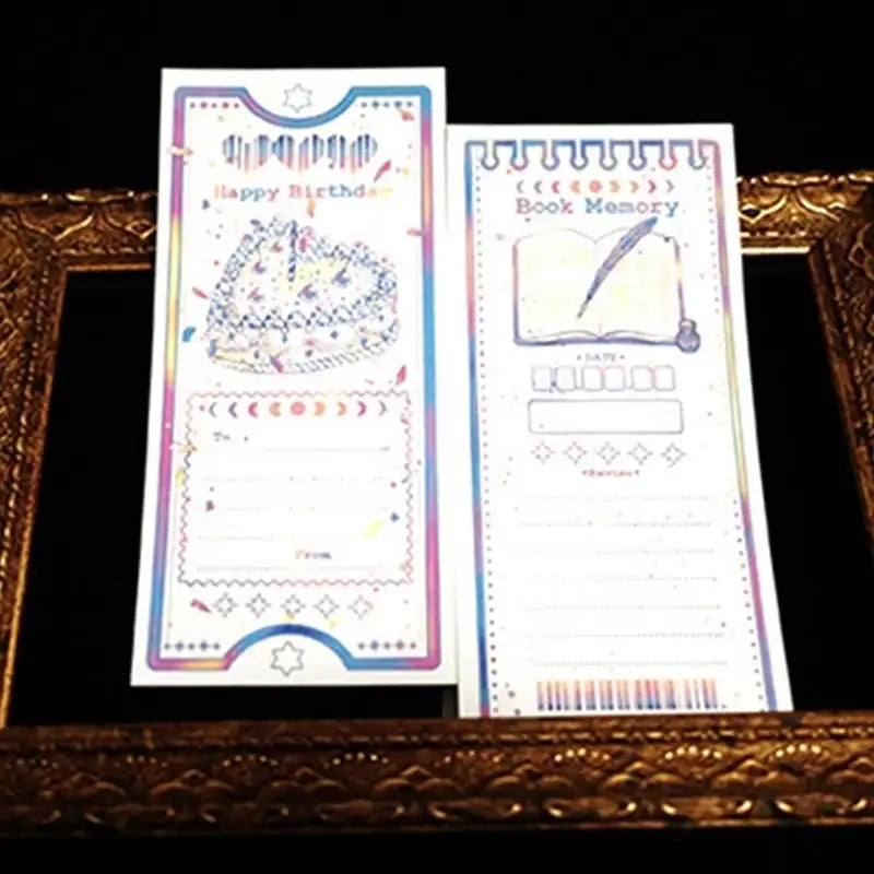 Libet - Birthday And Reading Ticket Memo - Libet - Stationary - Harumio