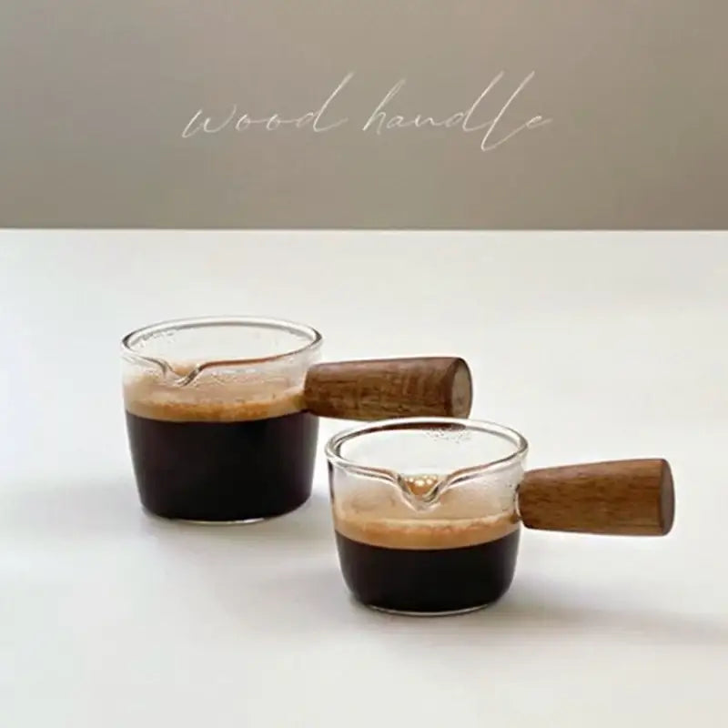 Like A Cafe - Wood Handle Shot Glass - Like A Cafe - Home & Living - Harumio