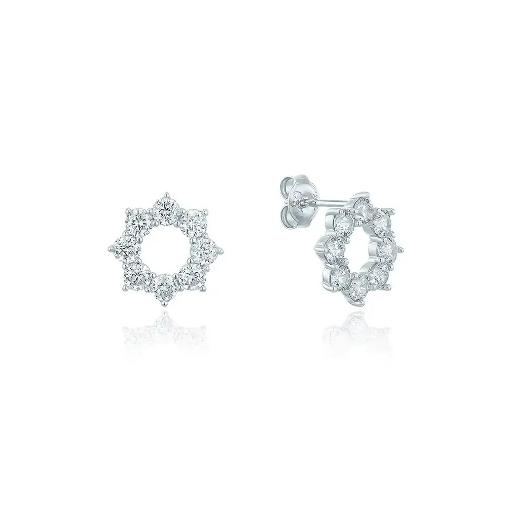 OST - 0.1ct Octagonal Earrings - OST - Jewelry - Harumio