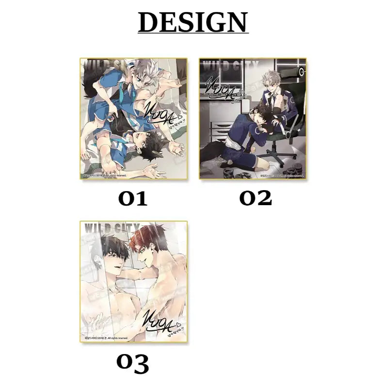 Wild City - Illustration Colored Paper - Webtoon Shop - Illustration Papers - Harumio