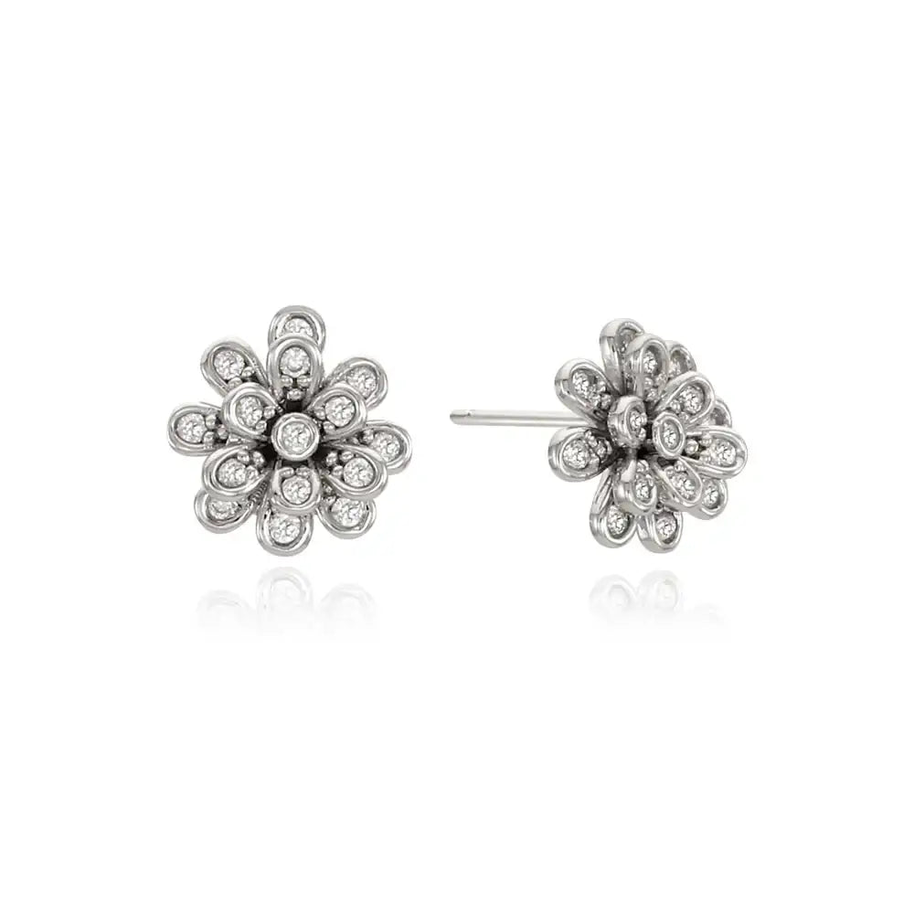 OST - More Flower Silver Earrings - OST - Jewelry - Harumio