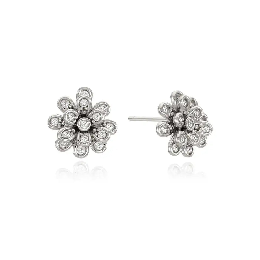 OST - More Flower Silver Earrings - OST - Jewelry - Harumio