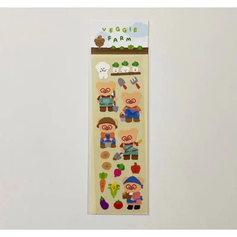 Teteum - Veggie Farm Sticker - Teteum - Stationary - Harumio