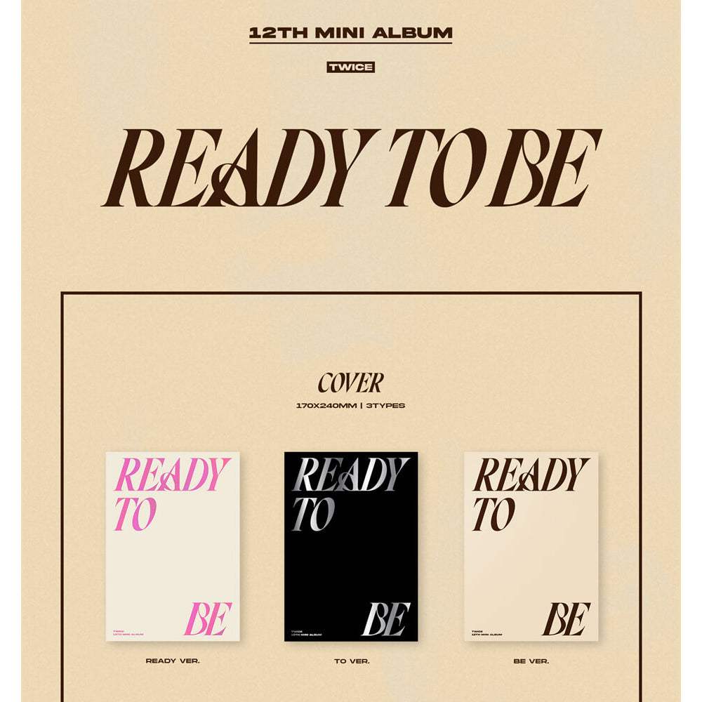TWICE - READY TO BE : 12th Mini Album - TWICE - Album - Harumio