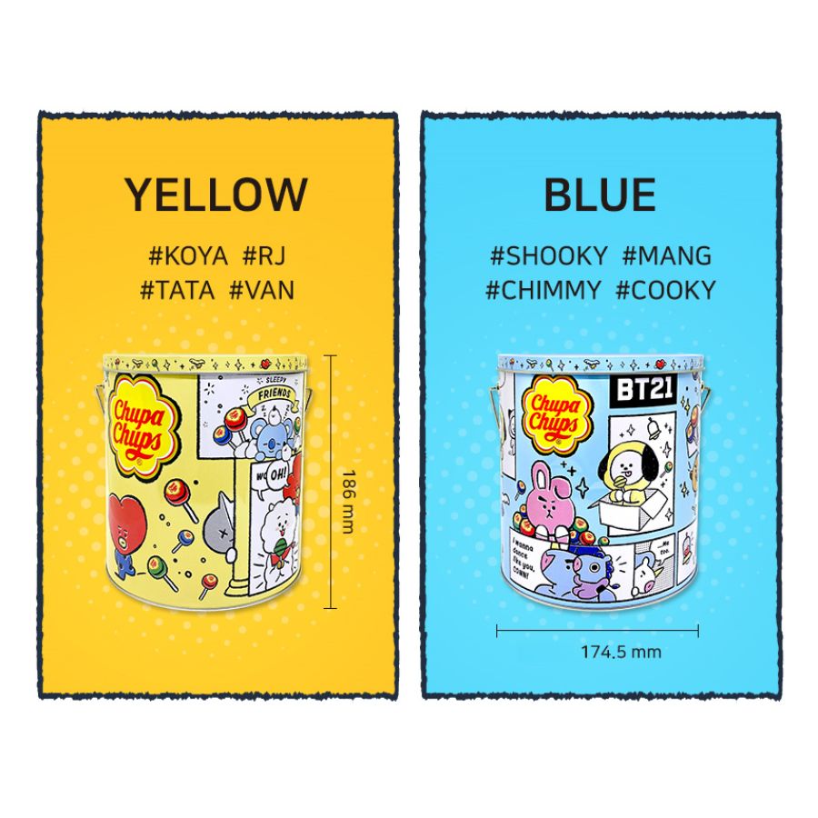 BT21 x Chupa Chups - Classic 100u Tin