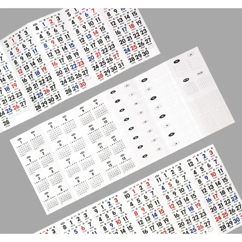 7321 DESIGN - 2023 Everyday Calendar Sticker Set - 10x10 - 2023 Calendars - Harumio