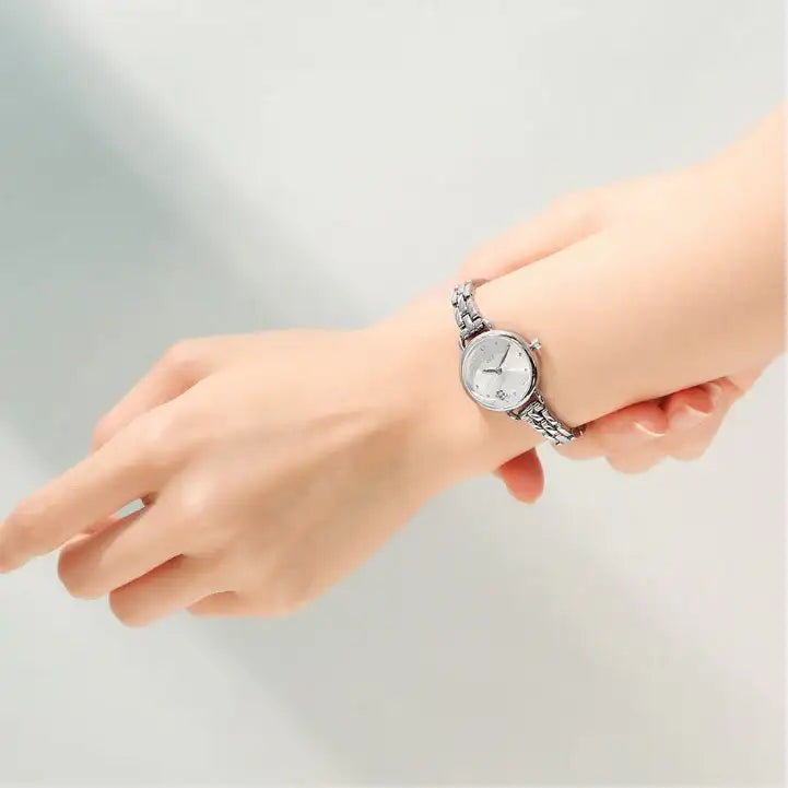 OST - Hydrangea Silver Metal Watch - OST - Watch - Harumio