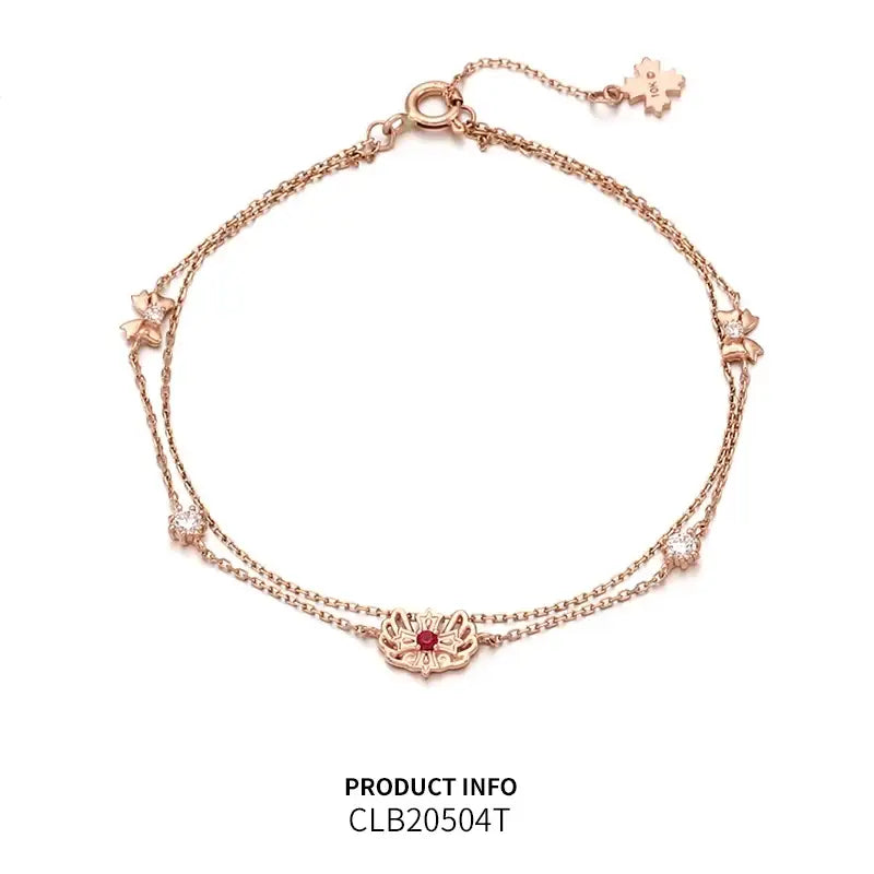 Saint Tail x Clue - Mini Wings 10k Gold Bracelet - CLUE - Jewelry - Harumio