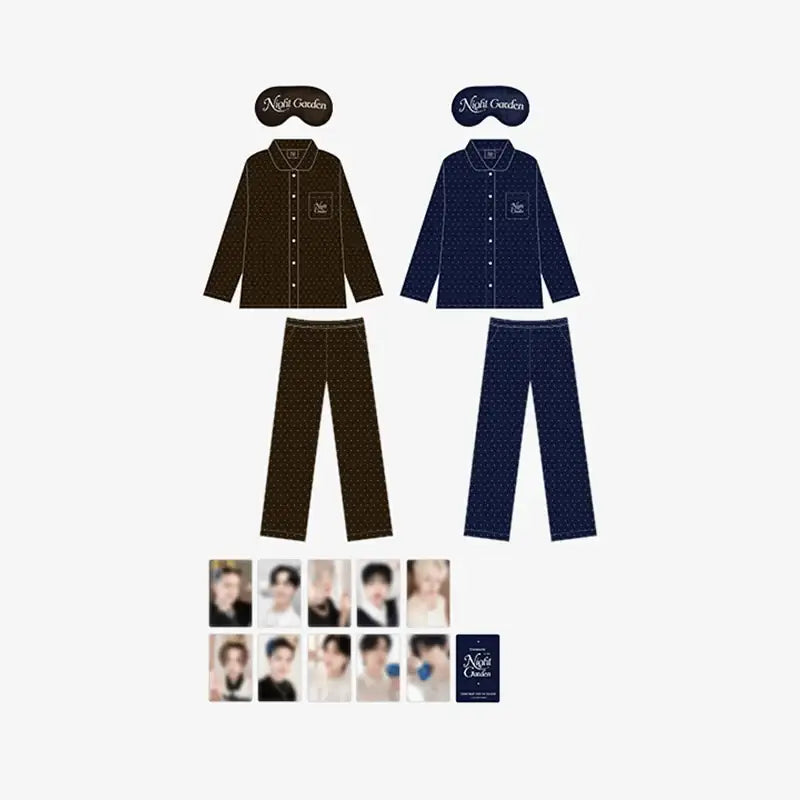 TREASURE - NIGHT GARDEN - Eyemask + Pajama Set - TREASURE - Pajama Set - Harumio