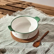 Korean Picnic Day - Double Handle Gratin Bowl - Modern House - Kitchenware - Harumio