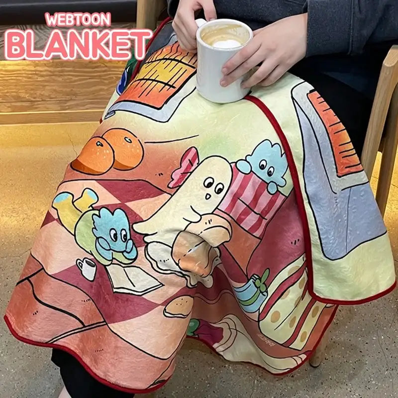 Please Do Errands Instead of Me! - Double-sided Webtoon Blanket - Webtoon Shop - Blanket - Harumio