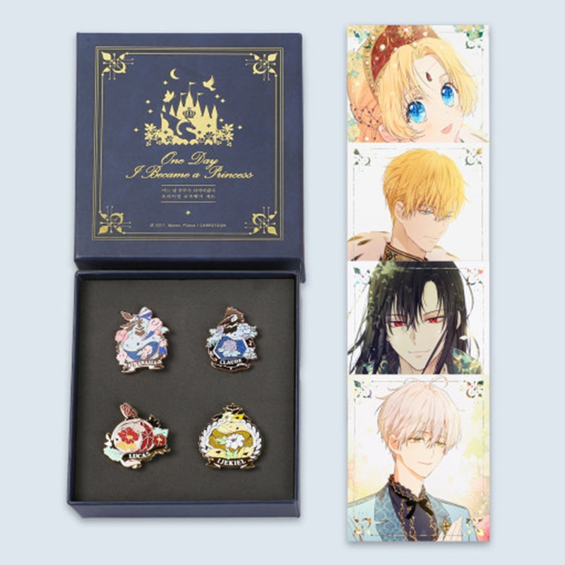 Suddenly, I Became a Princess - Premium Metal Badge Set