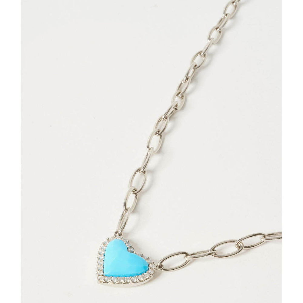 OST - POPTS Collection Mint Volume Heart Necklace