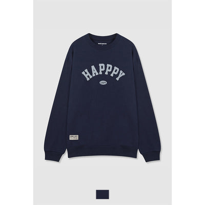 ZANMANG LOOPY X SPAO - Loopy's Happy Hooded Sweatshirt (Navy)