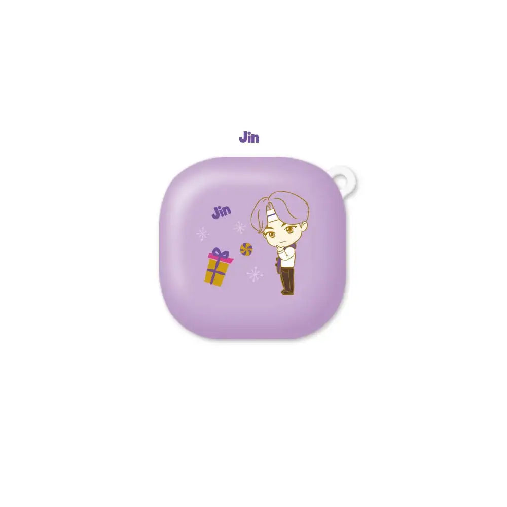 BTS - TinyTAN Purple Holidays Galaxy Buds Live Case - BTS - Accessories - Harumio