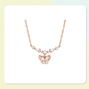 CLUE - Spring Rustling Butterfly Silver Necklace - CLUE - Jewelry - Harumio