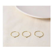 CLUE - 14K Gold Filled Eternal Crystal Ring - CLUE - Rings - Harumio