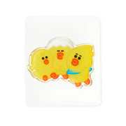 Line Friends - Sally & Friends Epoxy Sticker (Type 12) - Line Friends - Stickers - Harumio