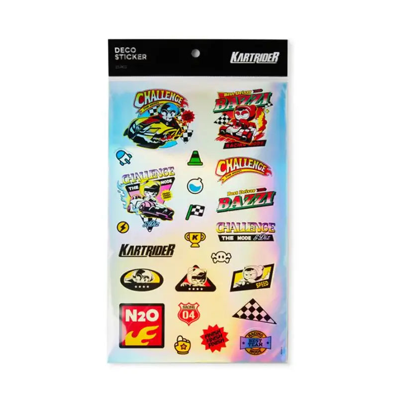Line Friends x Kartrider - Deco Sticker - Line Friends - Stickers - Harumio