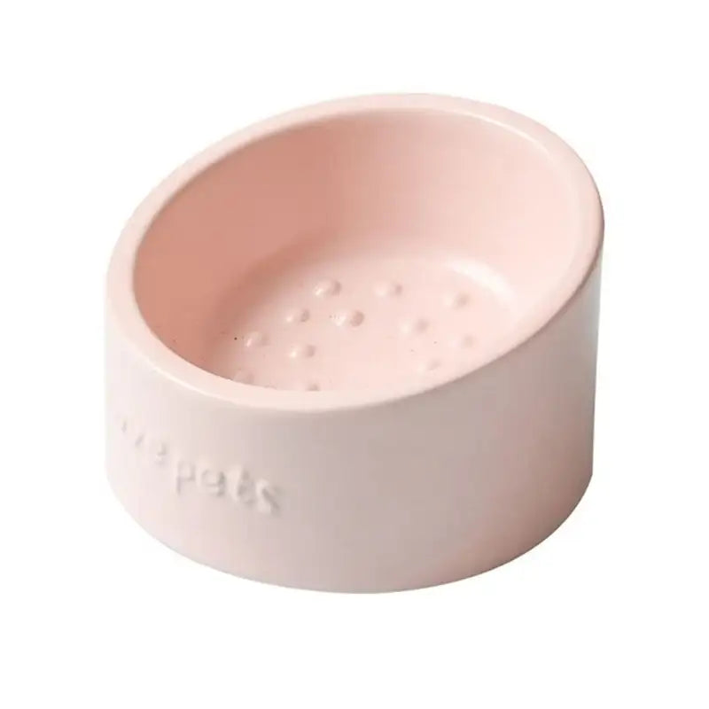 Yog!ssw - Pastel Dot Ceramic Bowl - Jungle Monster - Pet - Harumio