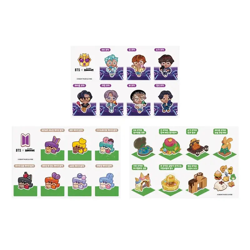 BTS x Cookie Run: Kingdom - Sticker Set - BTS - Stickers - Harumio