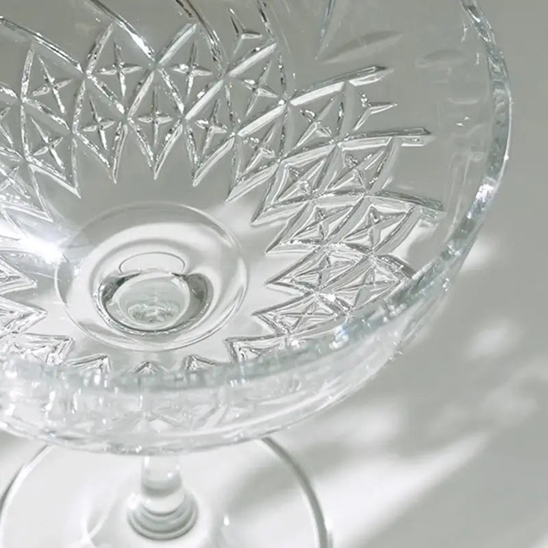 Like A Cafe - Crystal Cut Champagne Goblet - Like A Cafe - Home & Living - Harumio