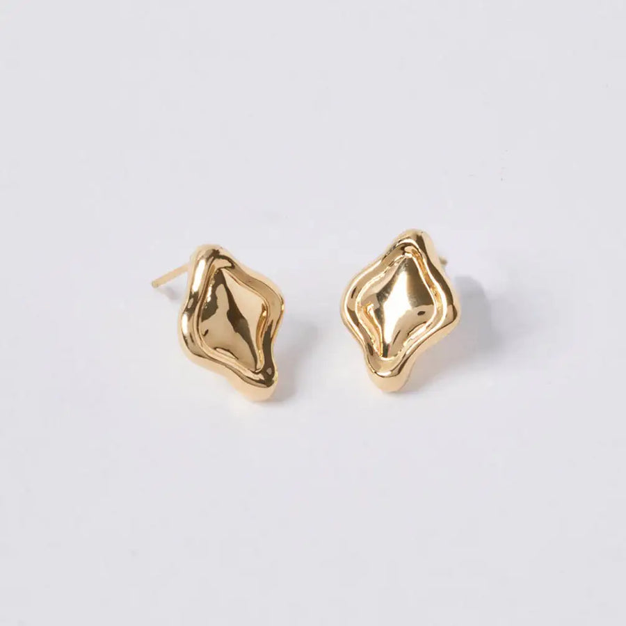 OST - POPTS Collection Chunky Basic Rhombus Earrings - OST - Jewelry - Harumio