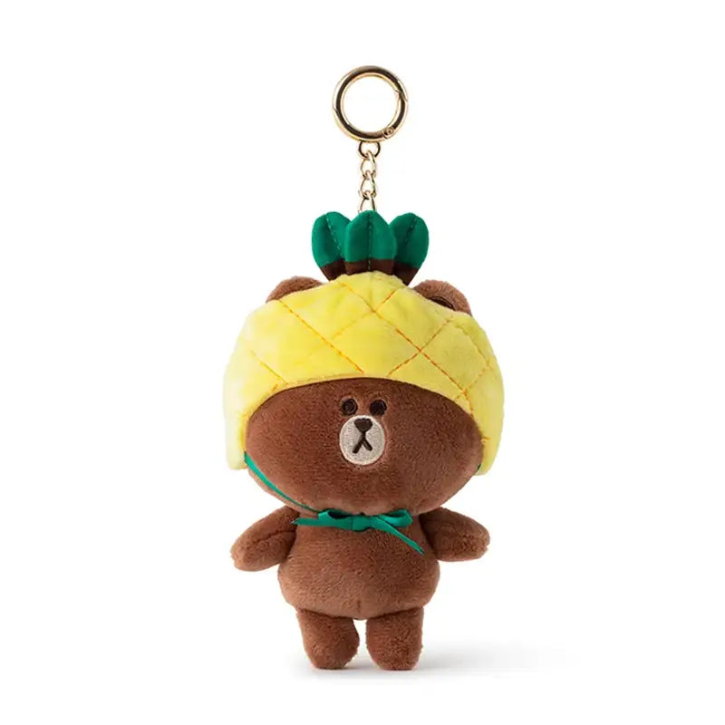 Line Friends - Fruity Bag Charm Doll Keyring - Line Friends - Keyring - Harumio