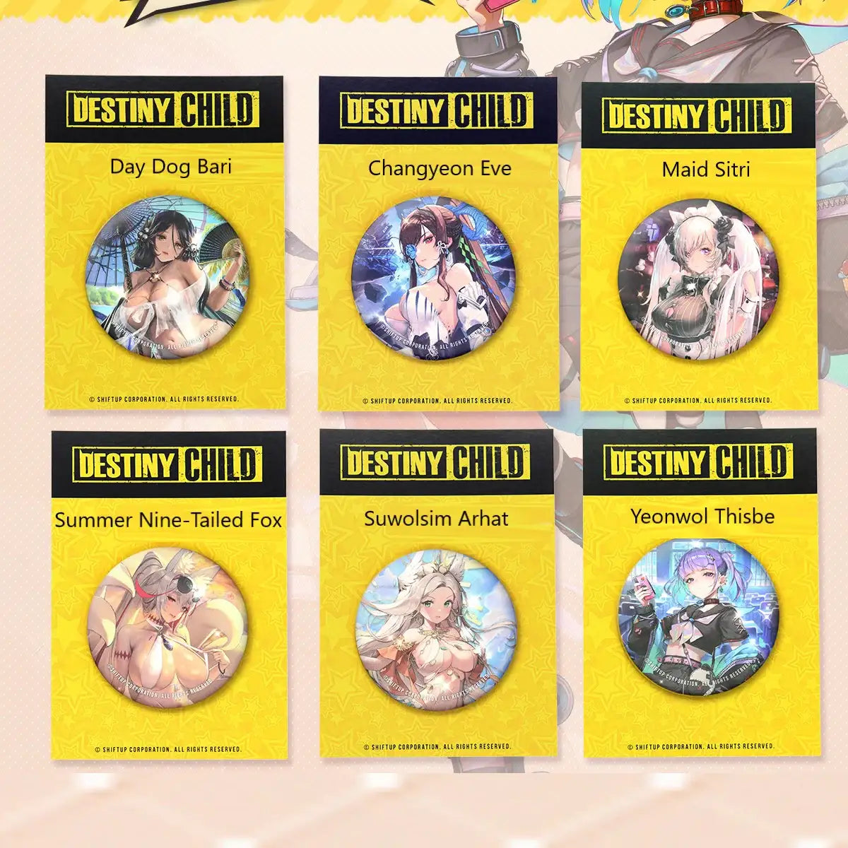Destiny Child - Can Badges - Destiny Child - Accessories - Harumio