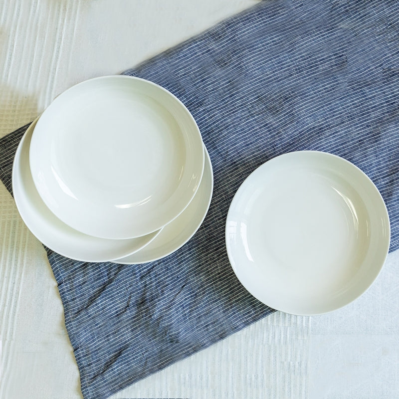 Korean Ivory Pasta Bowl 4P Set