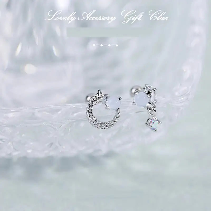 CLUE - Universe Unbalanced Ear Pierce - CLUE - Jewelry - Harumio
