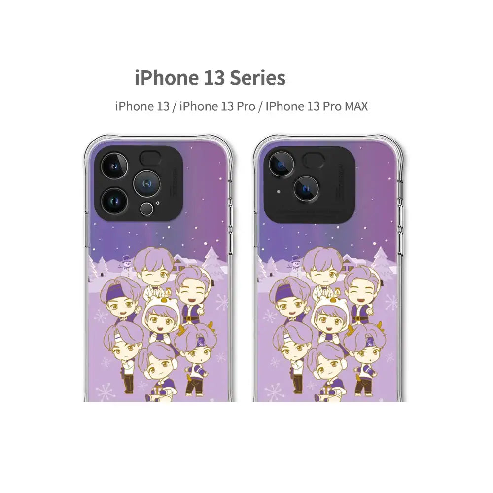BTS - TinyTAN Purple Holidays Light Up Phone Case - BTS - Accessories - Harumio