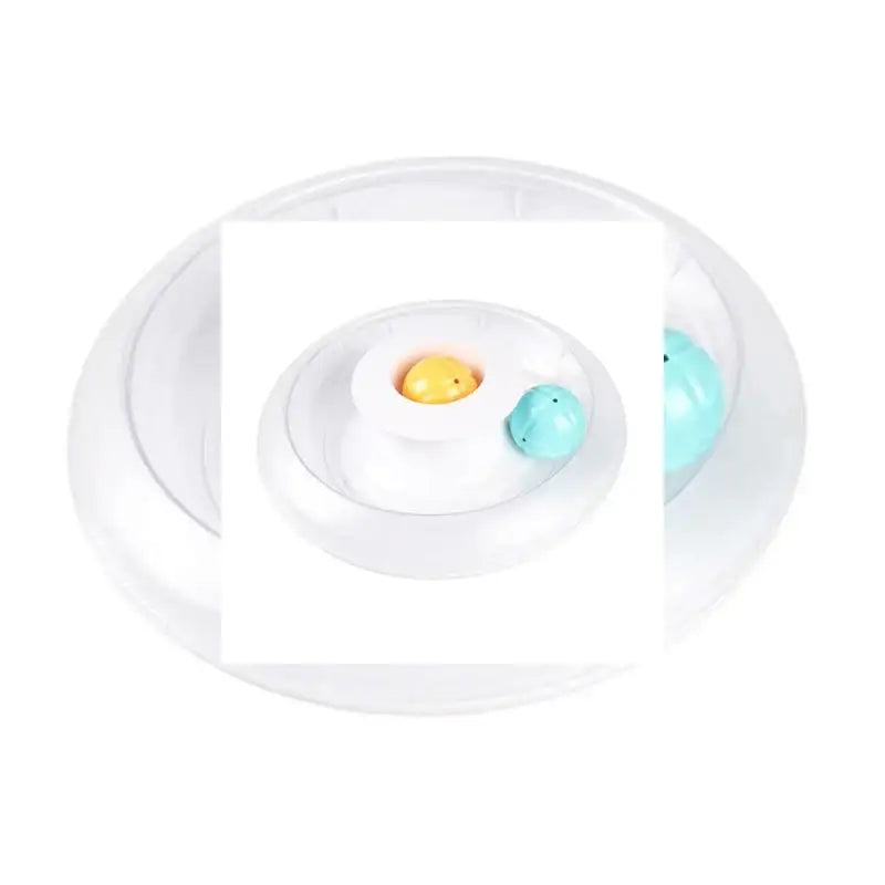 Yog!ssw - Cat UFO Circuit Trackball Toy - Jungle Monster - Pet - Harumio