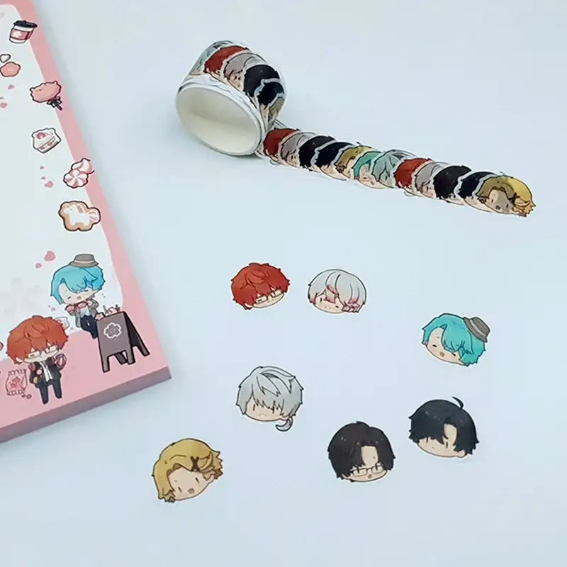 Mystic Messenger x MOFUN - Spring Picnic Sticker Masking Tape - MOFUN - Accessories - Harumio