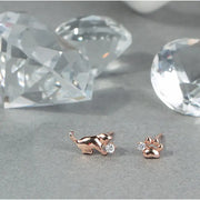 CLUE - Lovely Cat Silver Earrings - CLUE - Jewelry - Harumio