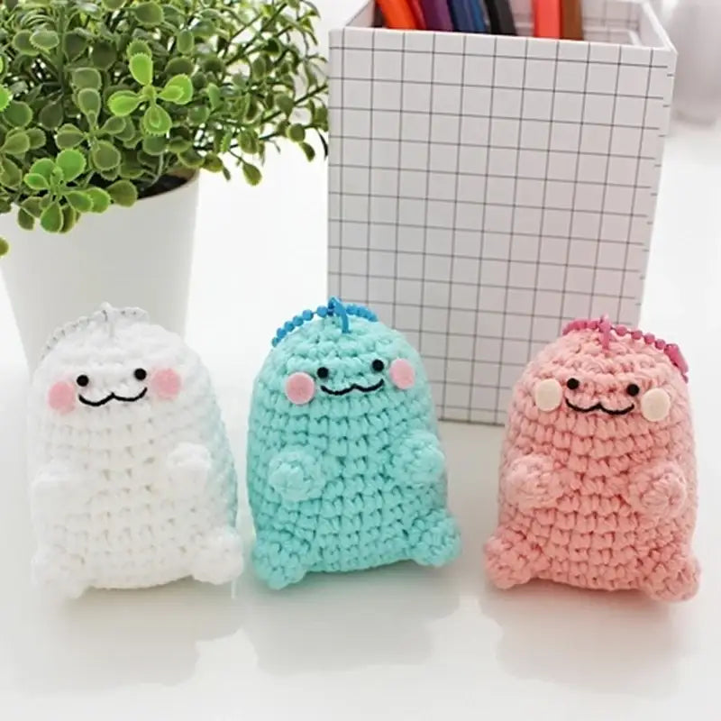 Ikmyeong - Jelly Hand-Knitted Bag Ring - Ikmyeong Shop - Keyrings - Harumio