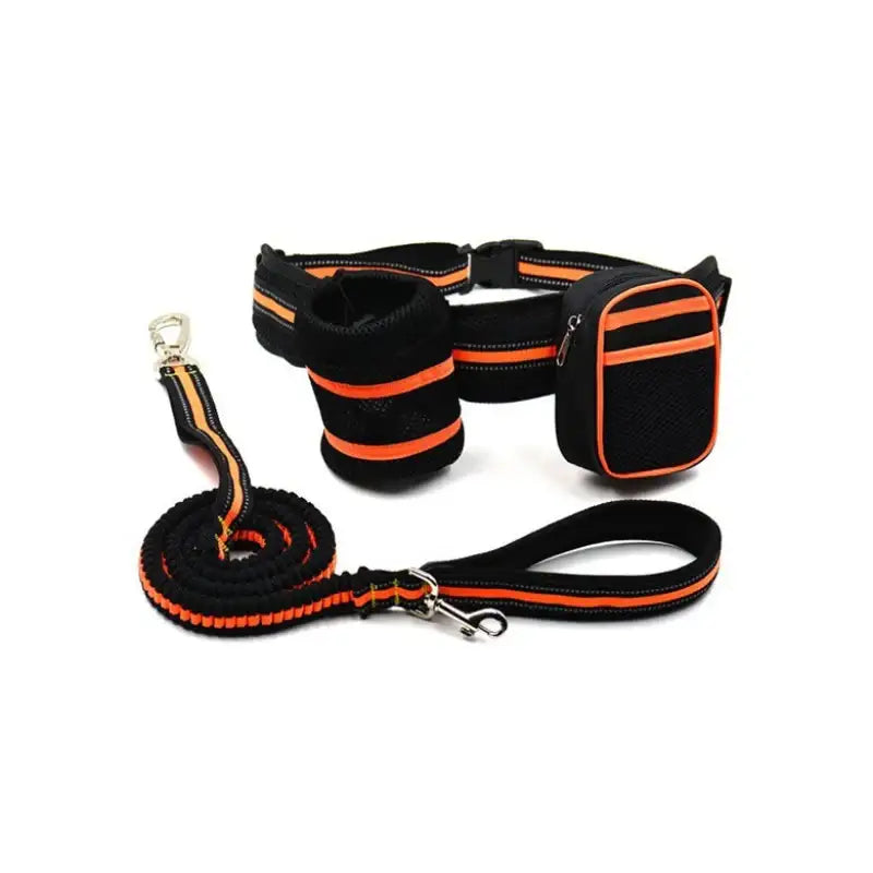 Yog!ssw - Dog Hands Free Multi Walking Set - Jungle Monster - Pet - Harumio