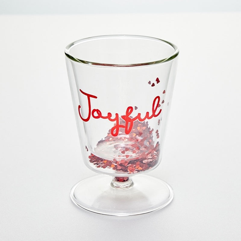 Korean Winter Story - Double Flake Heat Resistant Glass Goblet