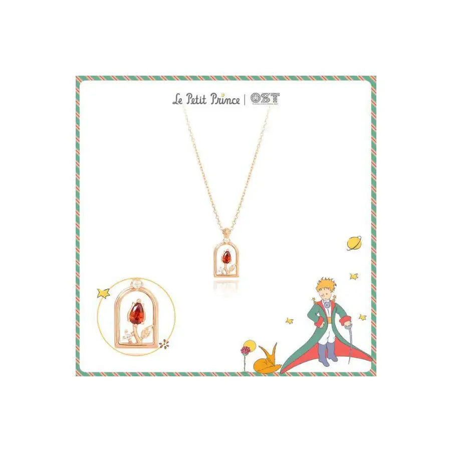 Le Petit Prince x OST - Pride Rose Rose Gold Necklace - OST - Accessories, Jewelry - Harumio
