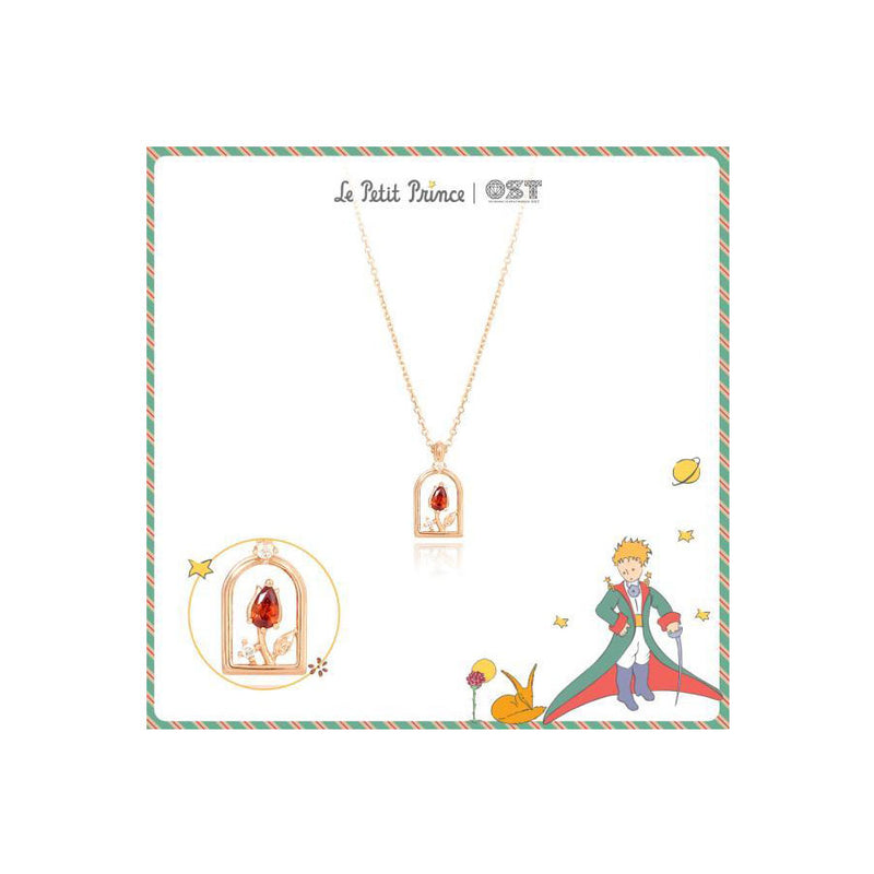 Le Petit Prince x OST - Pride Rose Rose Gold Necklace