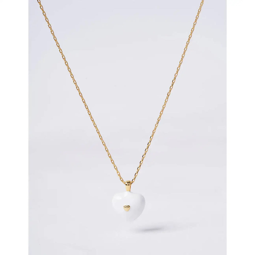 OST - POPTS Collection Pop Basic Plump Heart Necklace - OST - Jewelry - Harumio