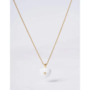 OST - POPTS Collection Pop Basic Plump Heart Necklace - OST - Jewelry - Harumio