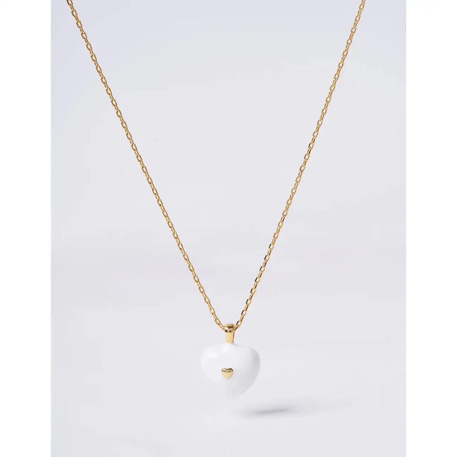 OST - POPTS Collection Pop Basic Plump Heart Necklace - OST - Jewelry - Harumio