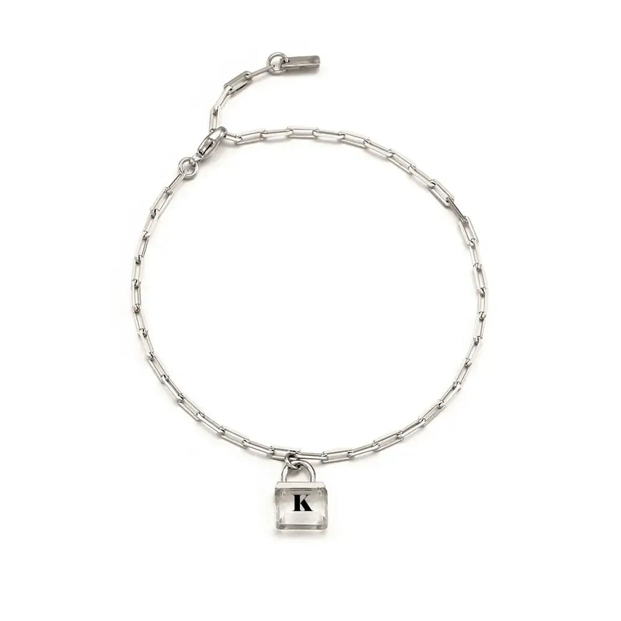 OST - Transparent Alphabet Rock Bracelet - OST - Jewelry - Harumio